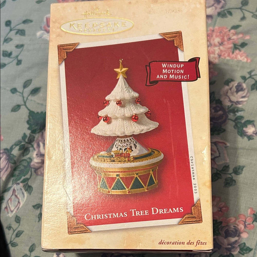 Hallmark Keepsake Ornament with Red and White Accents